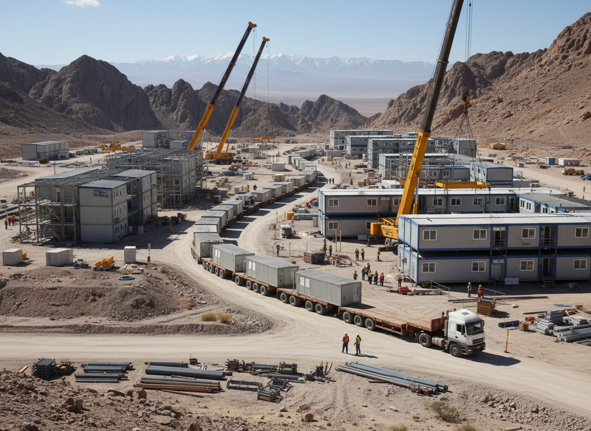 Modular Building Logistics for Remote Industrial Projects