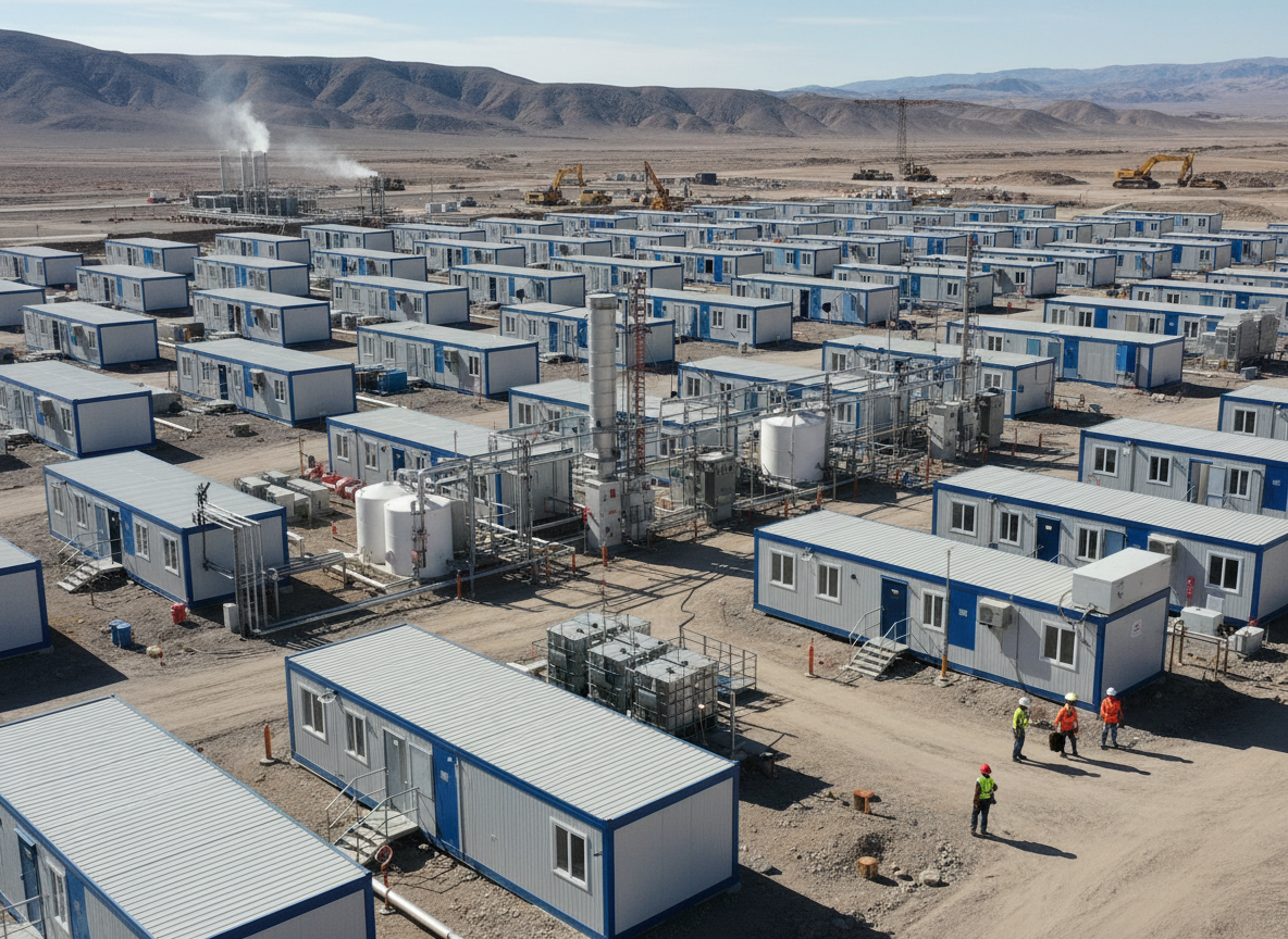 Planning Utilities for Large Workforce Camps